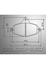 Goldspeed Goldspeed brake pad set Righetti front