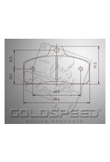 Goldspeed Goldspeed remblok set WK-OLLIE-RIMO-GS-EKS-ERPO TYPE achter