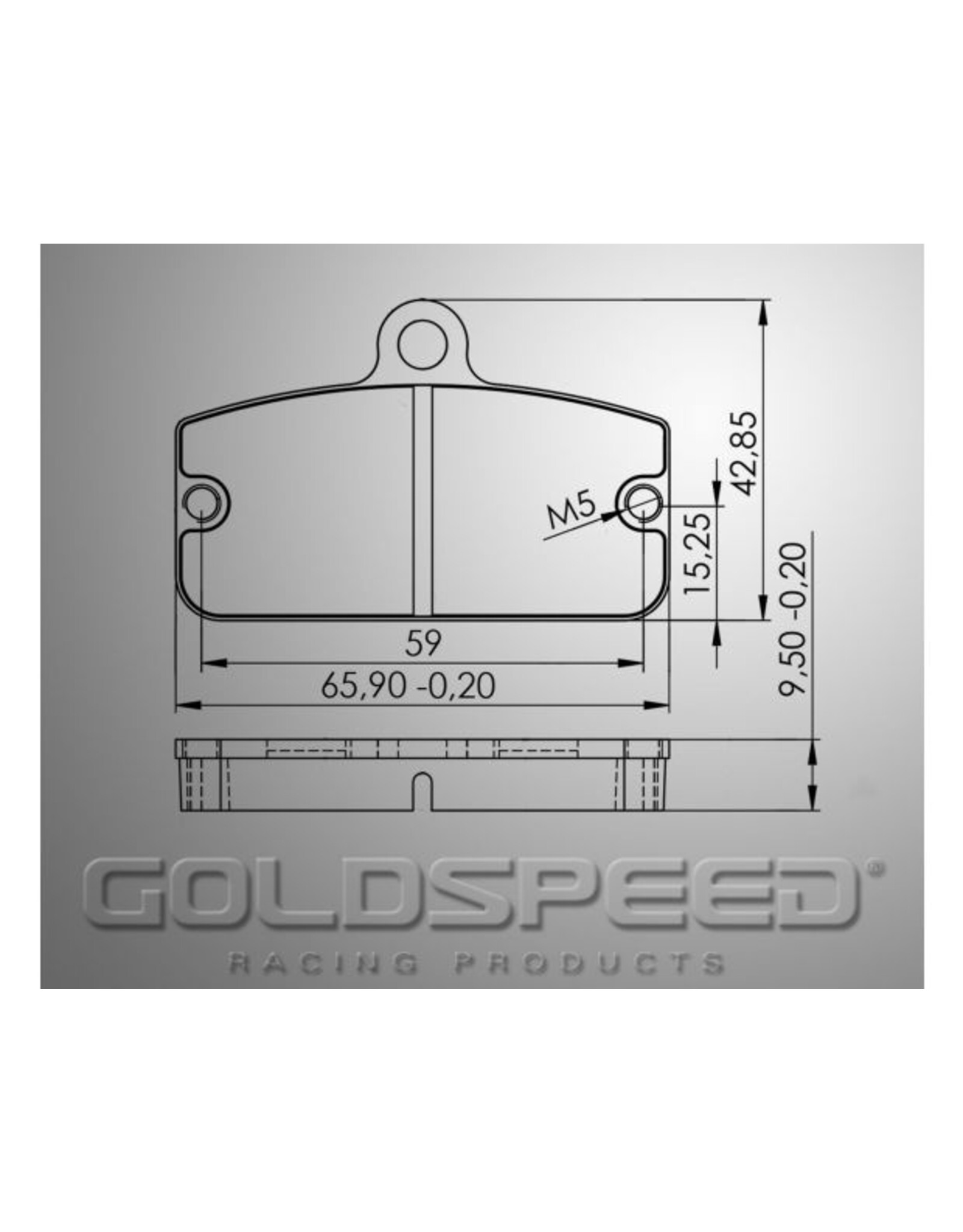 Goldspeed Goldspeed brake pad set Sodi Type 2015