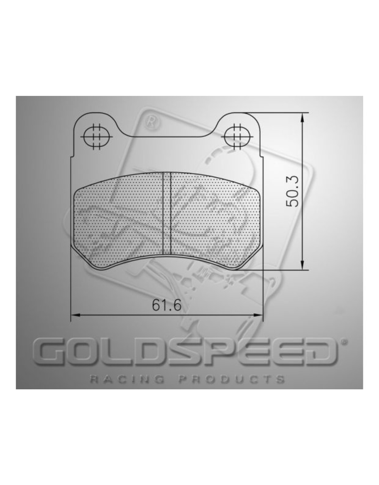 Goldspeed Goldspeed brake pad set PCR / K4A type