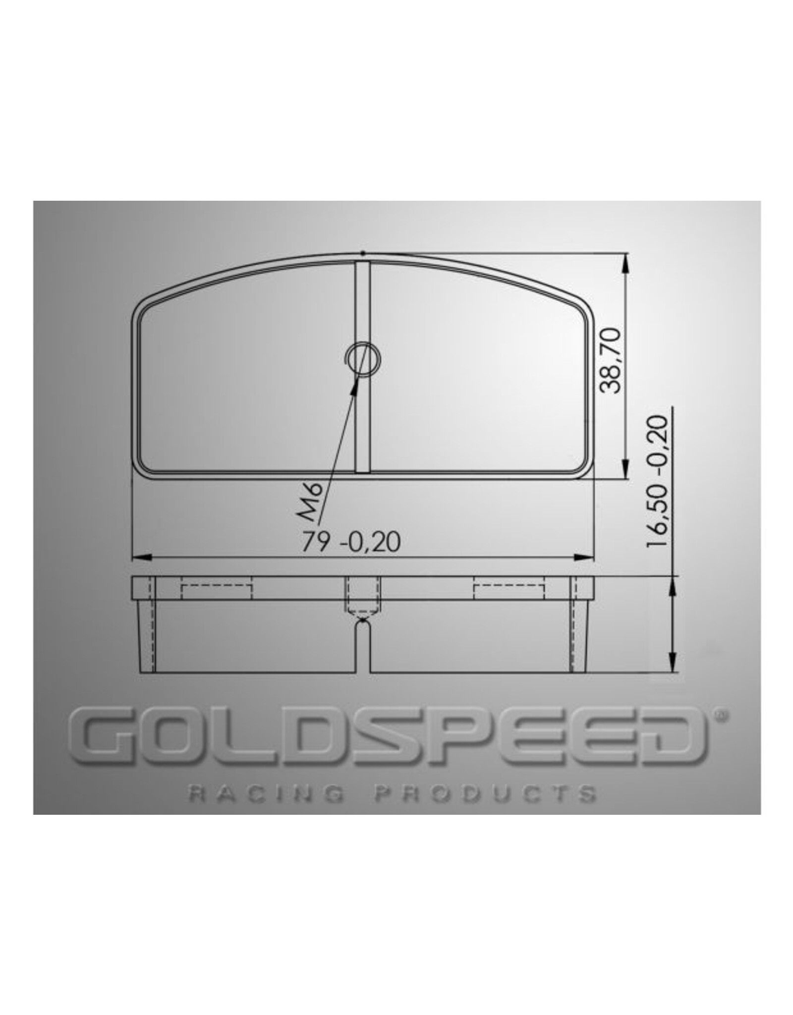 Goldspeed Goldspeed remblok set Type Kombikart / Landia