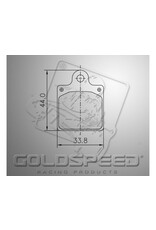 Goldspeed Goldspeed remblok set Type CRG / Zanardi
