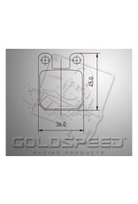 Goldspeed Goldspeed brake pad set Type Brembo front