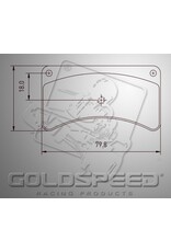 Goldspeed Goldspeed remblok set Type Kellgate 4 & 5 Achter