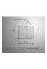 Goldspeed Goldspeed brake pad set Type Lenzokart front / mini rear