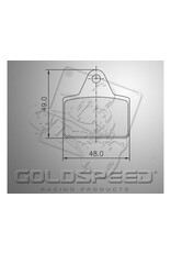 Goldspeed Goldspeed remblok set Type LenzoKart achter