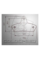 Goldspeed Goldspeed brake pad set Haase front