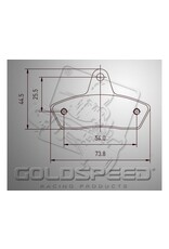 Goldspeed Goldspeed brake pad set HAASE-INTRE-BIREL-PAROLIN-SKM TYPE