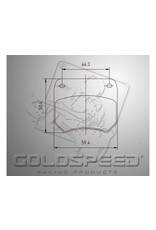Goldspeed Goldspeed remblok set KELGATE TYPE 4&6 POD FRONT