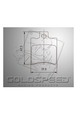 Goldspeed Goldspeed remblok set ENERGY CORSE-KELGATE TYPE FRONT