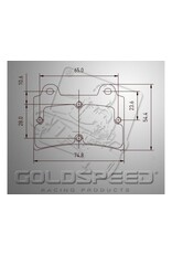 Goldspeed Goldspeed brake pad set Arrow