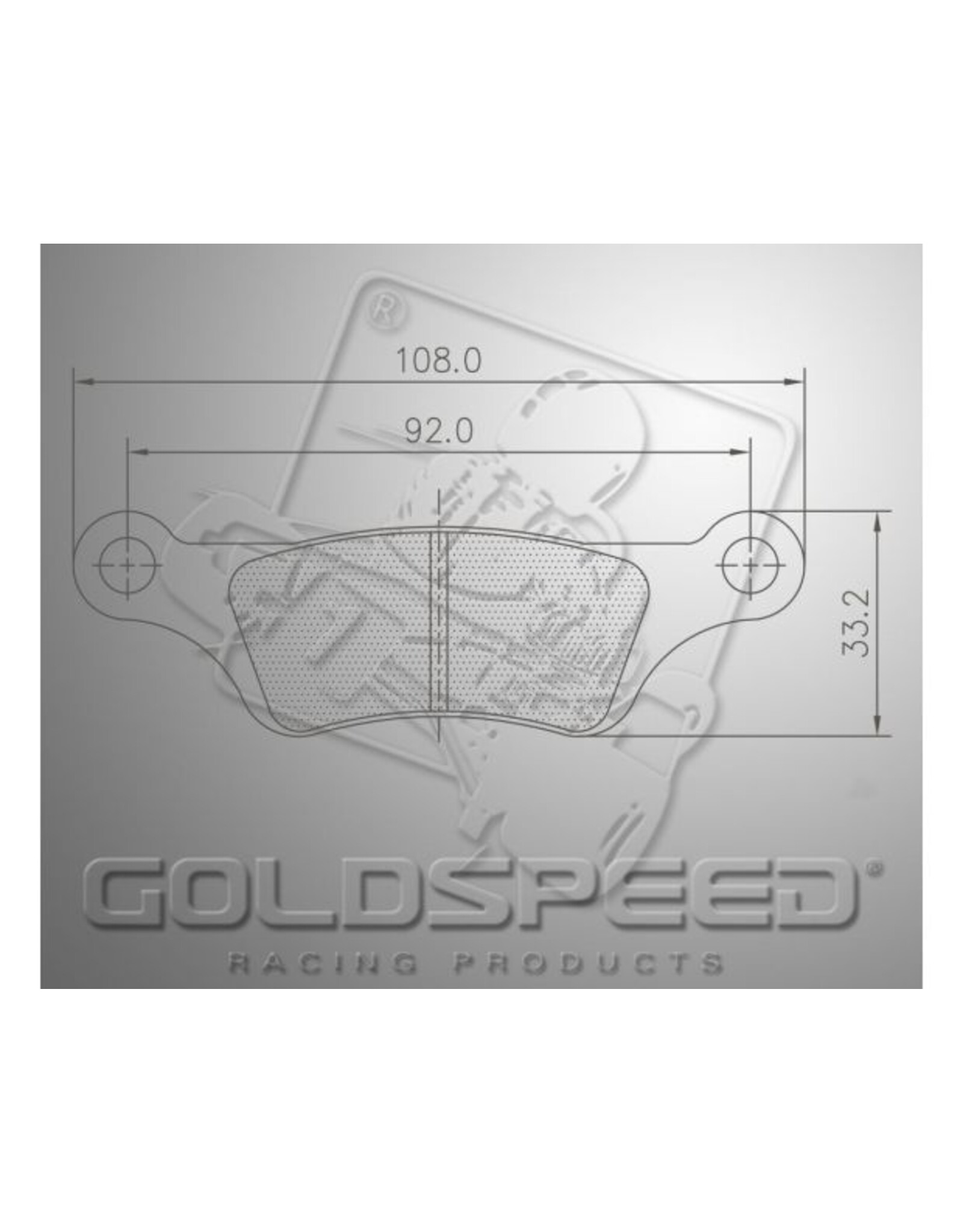 Goldspeed Goldspeed remblok set RM1 KART-MAGURA ELECTRO RIMO KART TYPE