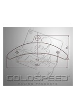 Goldspeed Goldspeed brake pad set BIREL TYPE REAR (14182)