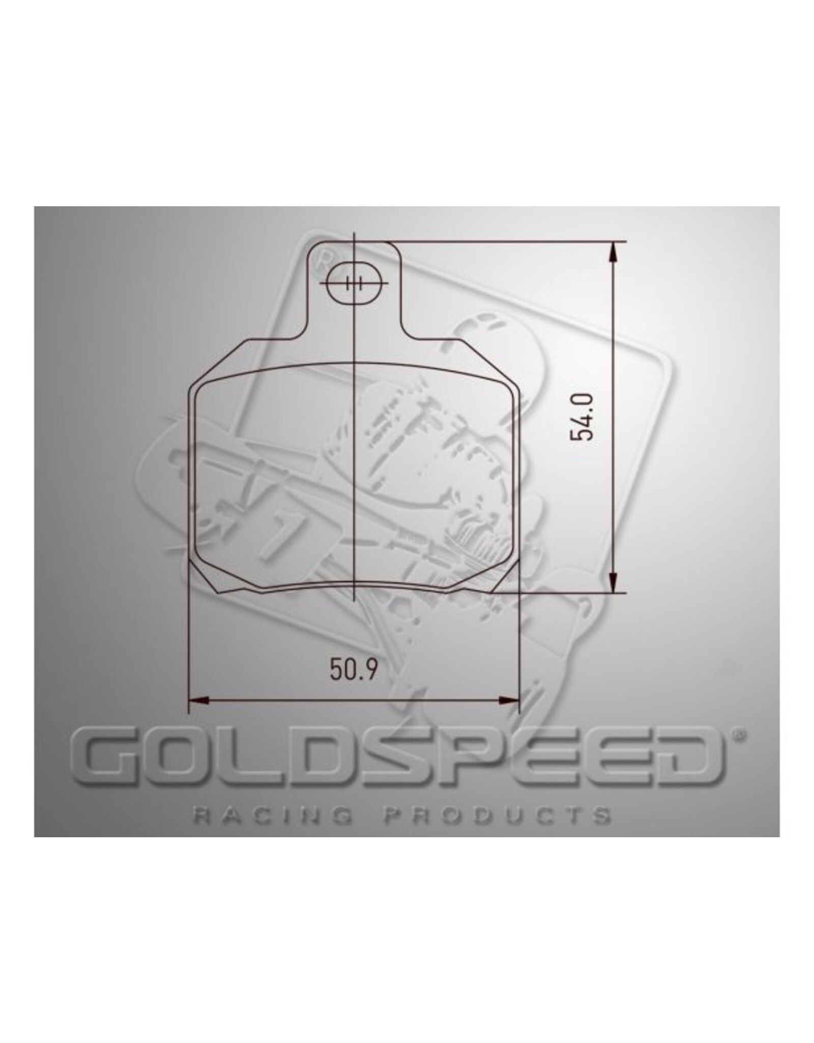 Goldspeed Goldspeed brake pad set CRG TYPE > 03 REAR (14184)