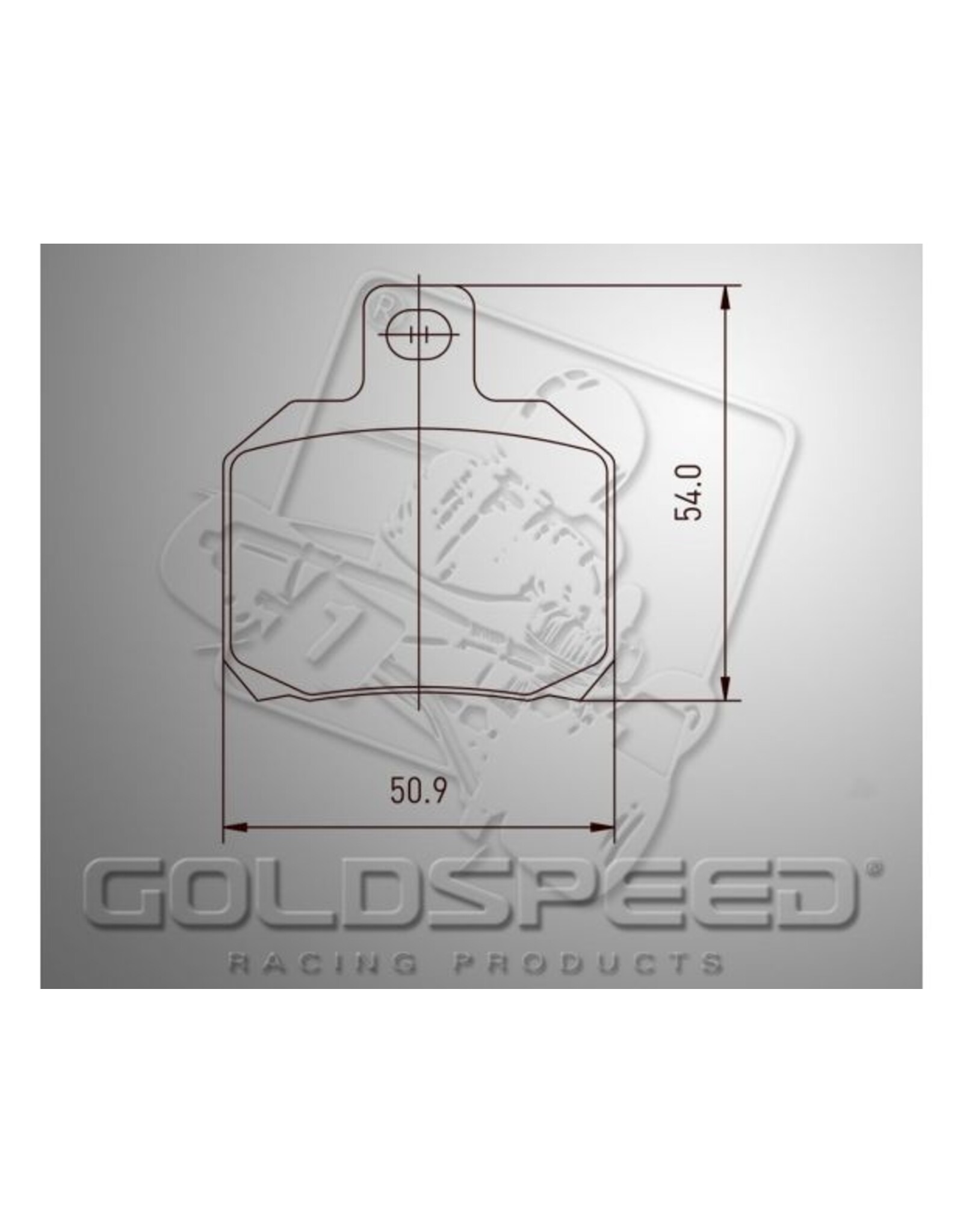 Goldspeed Goldspeed remblok set CRG TYPE > 03 REAR (14184)