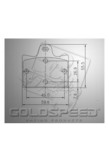 Goldspeed Goldspeed brake pad set PCR TYPE REAR