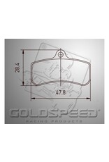 Goldspeed Goldspeed brake pad set PCR TYPE FRONT