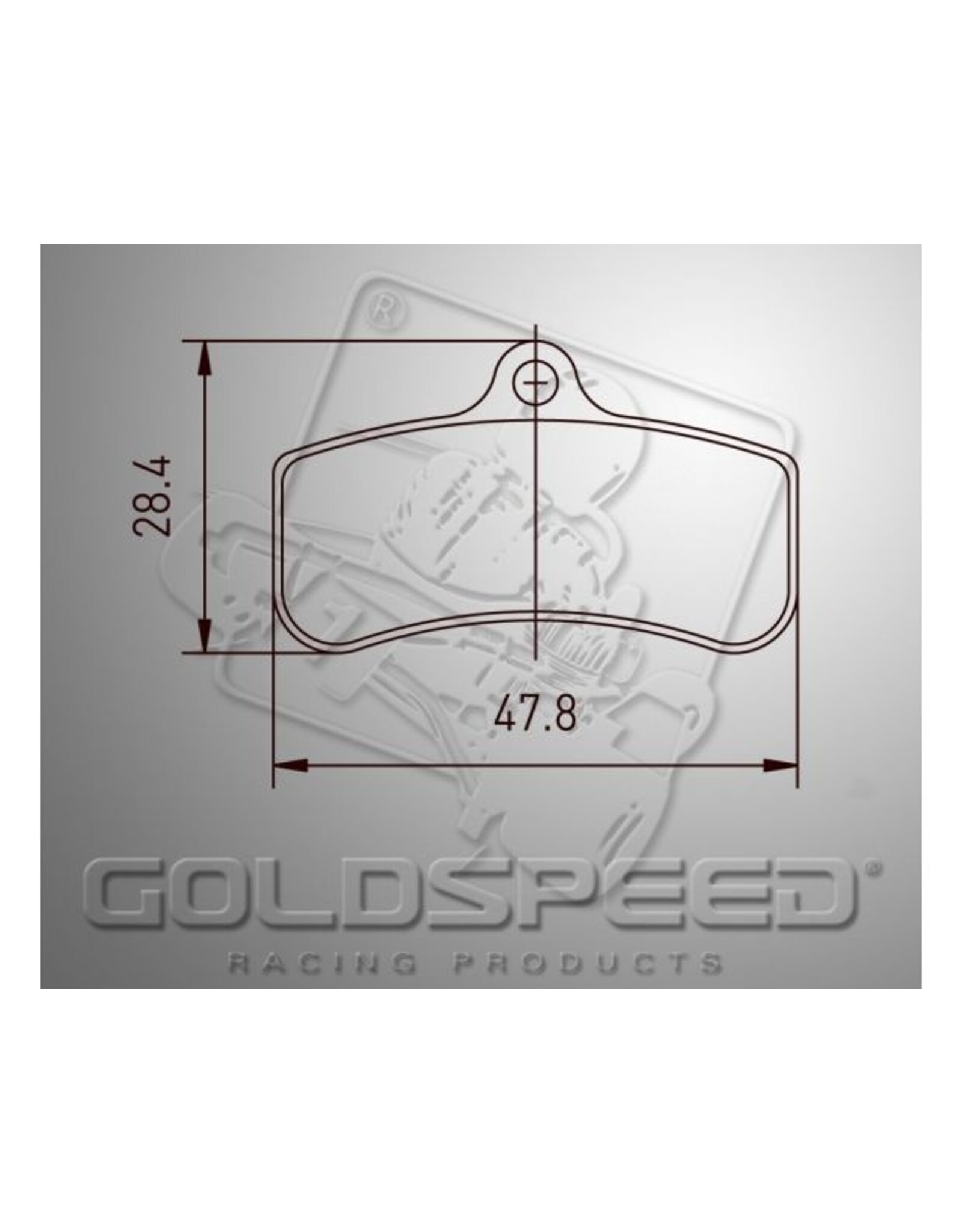 Goldspeed Goldspeed brake pad set PCR TYPE FRONT