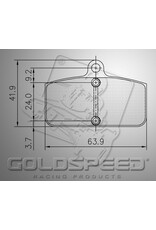 Goldspeed Goldspeed brake pad set SODI TYPE REAR