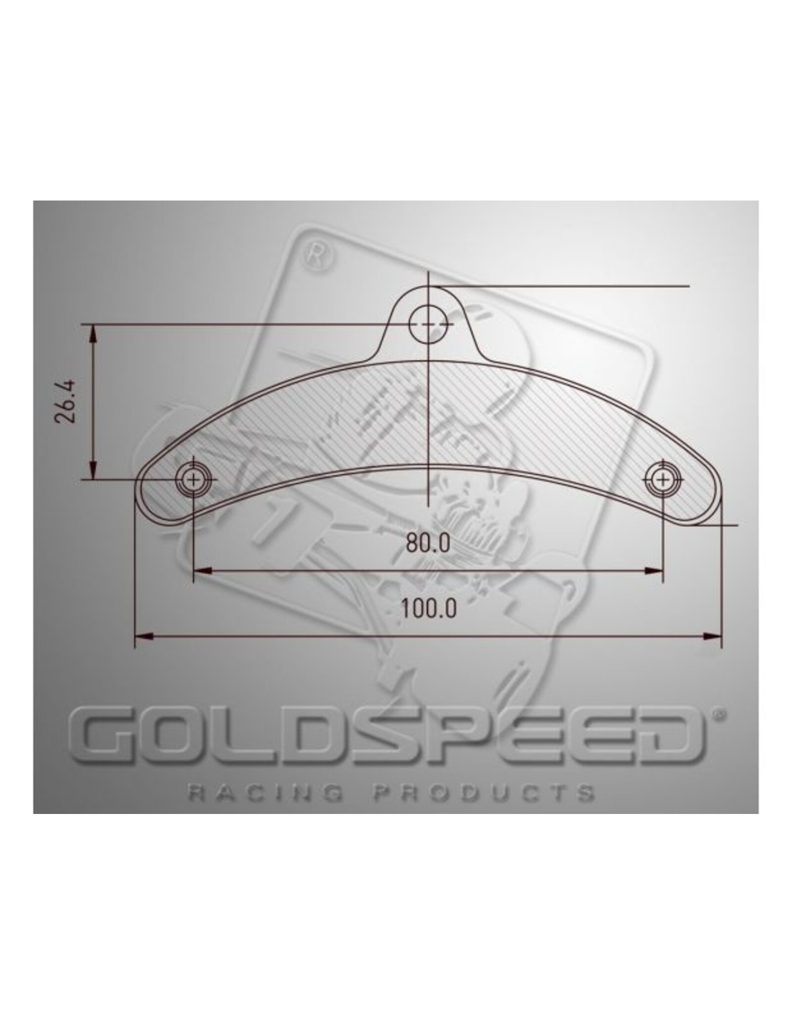 Goldspeed Goldspeed remblok set BIREL TYPE > 01 FRONT (14185)