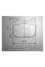Goldspeed Goldspeed brake pad set K-KART TYPE FRONT