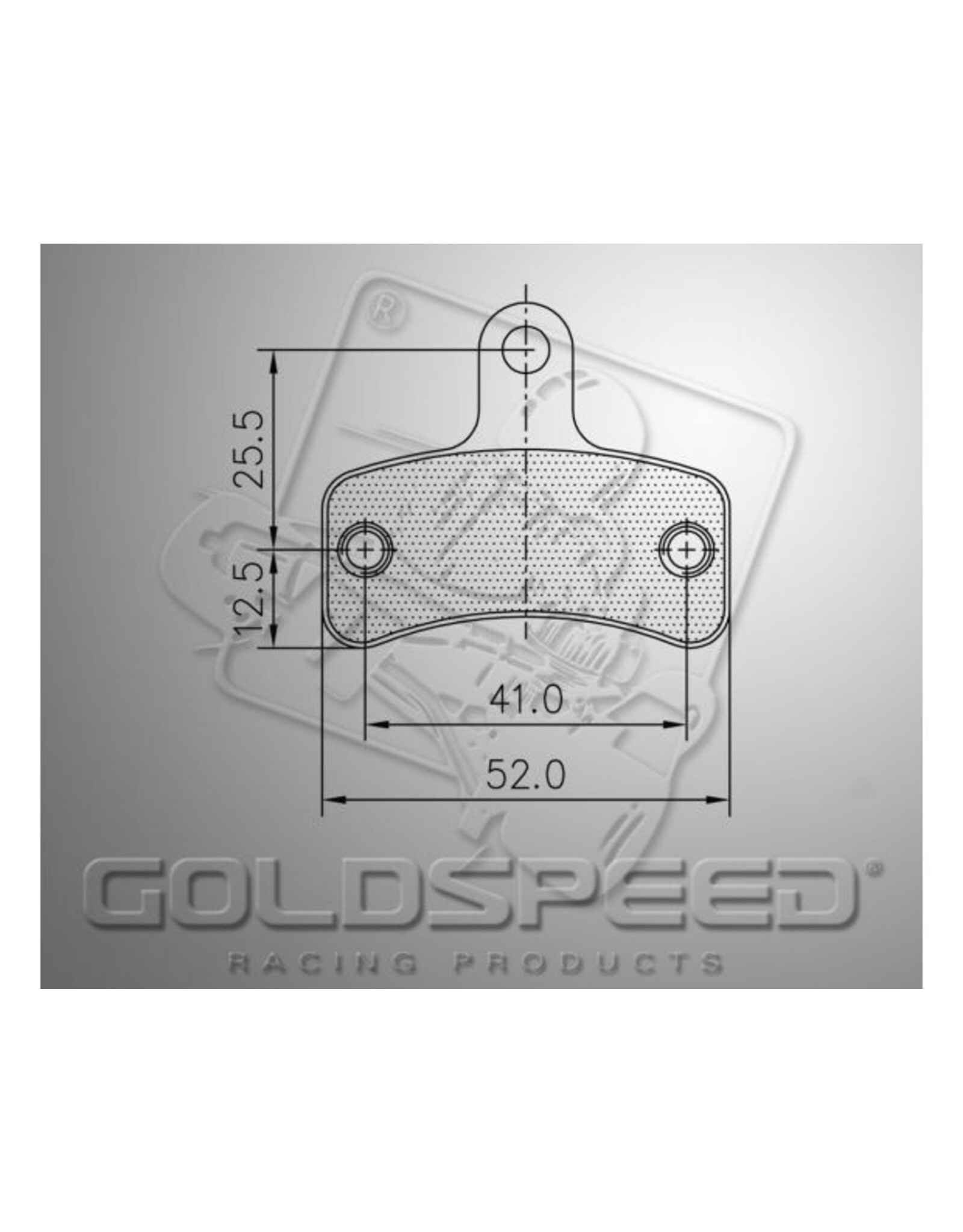 Goldspeed Goldspeed brake pad set SWISS TYPE FRONT HANDBRAKE