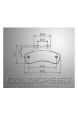 Goldspeed Goldspeed remblok set MADDOX-GILLARD TYPE FRONT