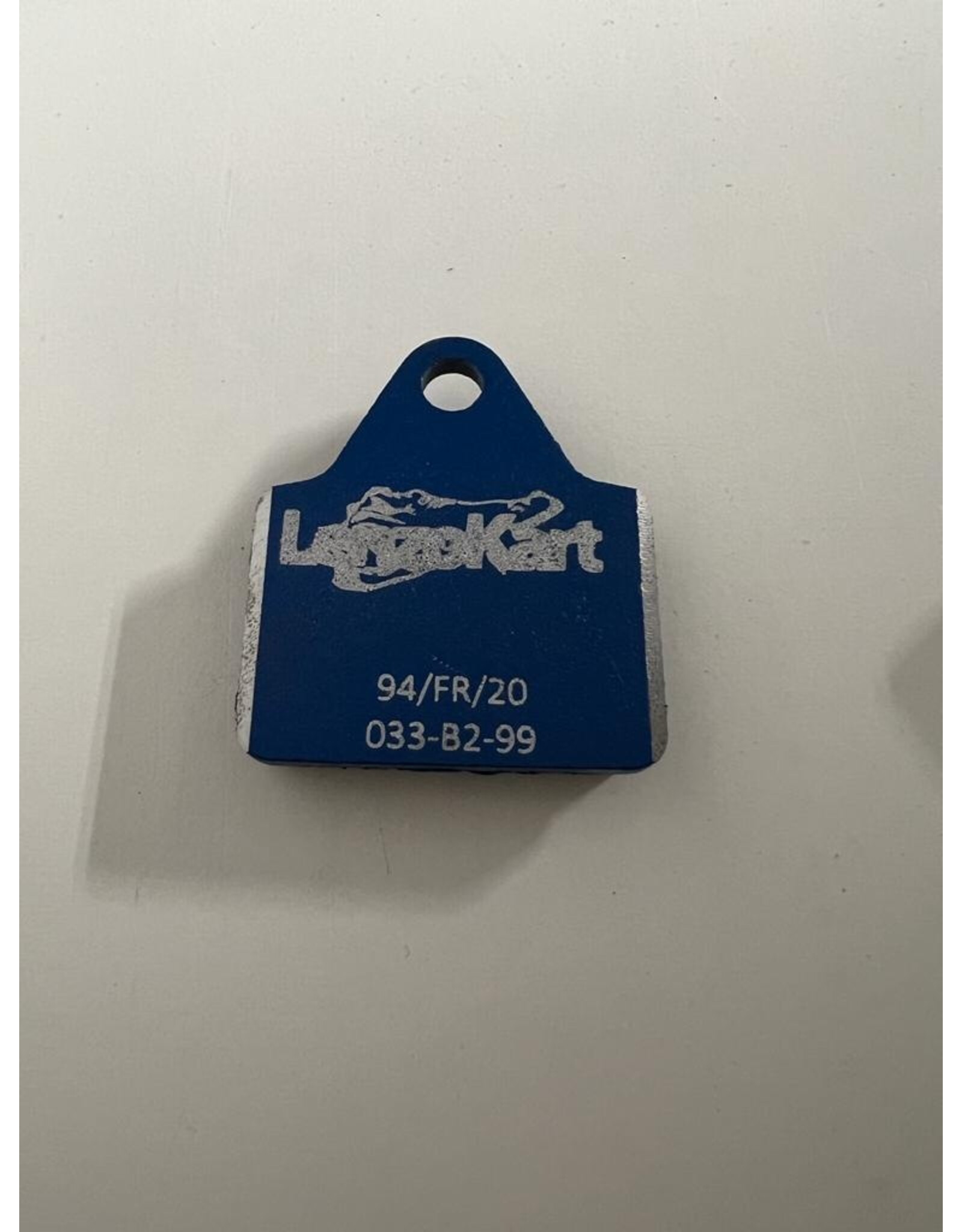 LK Line Lenzo/Luxor Mini kart remblok Medium blauw