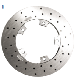 LenzoKart LenzoKart Brake disk rear OK/OKJ/KZ LKF9 193x17MM