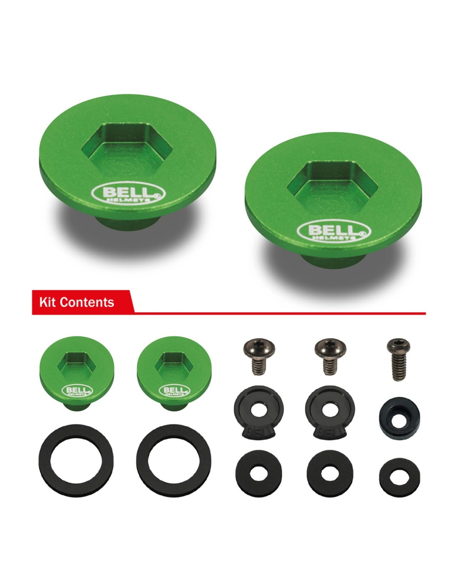 Bell Bell KC7 CMR screw kit green