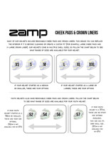 Zamp Zamp RZ-42Y cheekpads