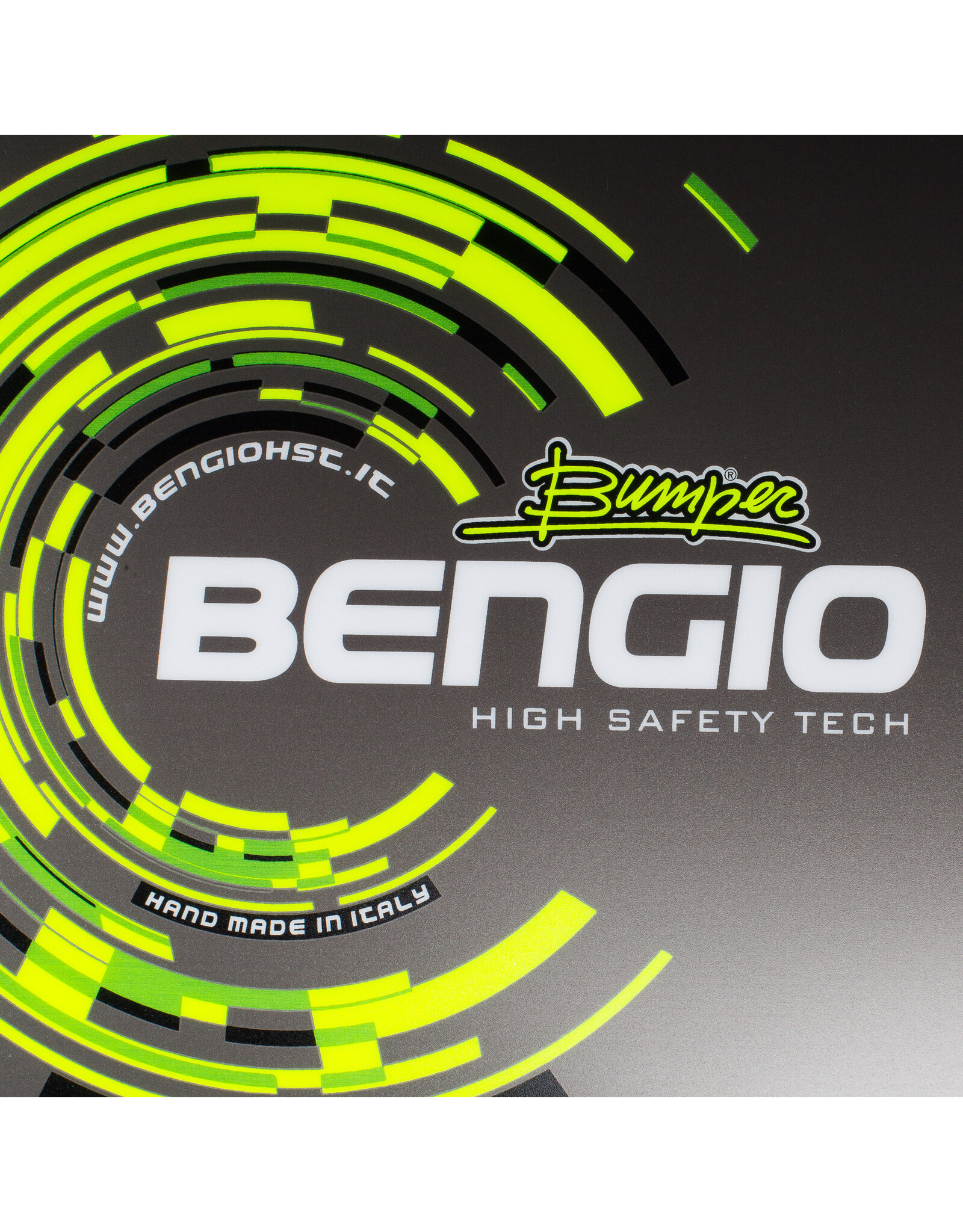 Bengio Bengio bumper rib beschermer zwart/fluor geel