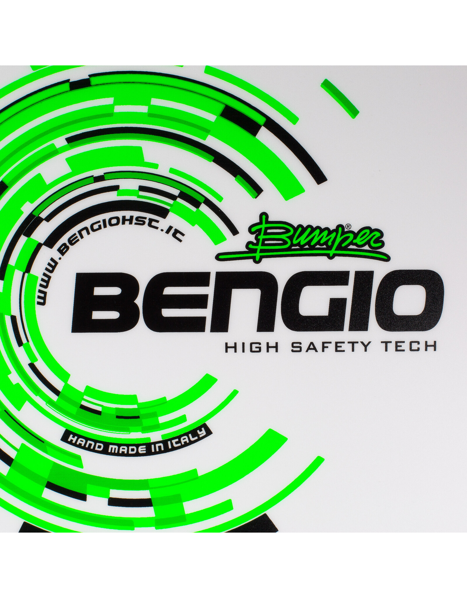 Bengio Bengio bumper rib beschermer wit/ groen