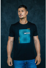 Bengio Bengio T-shirt black / blue 100% organic Size L