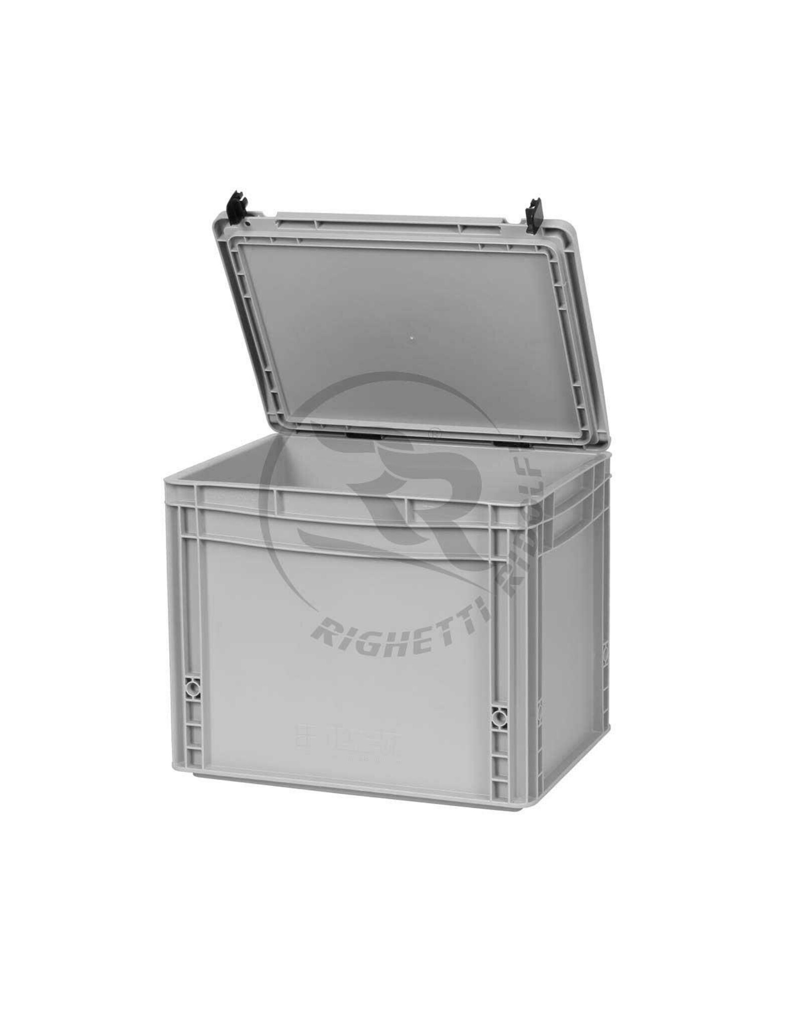 Righetti Ridolfi RR Opslag box plastic met sluitbare deksel binnen maten 37x27x19.7cm