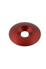 Kartsandparts Aluminium countersunk washer M8 x 34 MM red