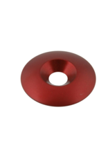 Kartsandparts Aluminium verzonken ring M8 x 34 MM rood