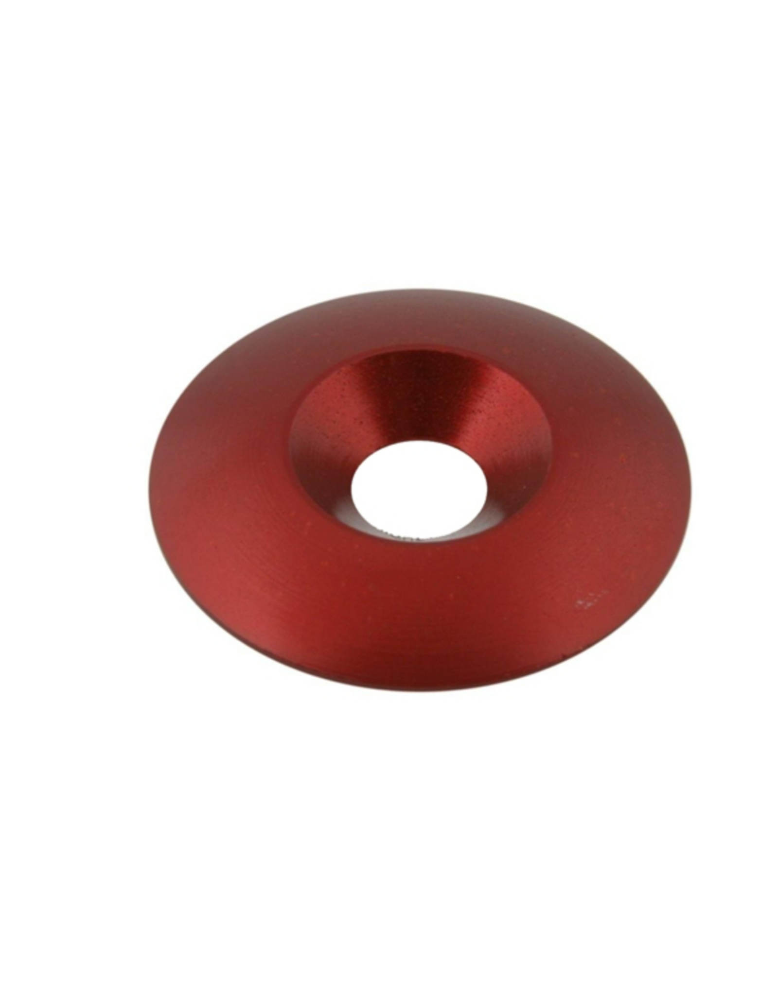 Kartsandparts Aluminium verzonken ring M8 x 34 MM rood