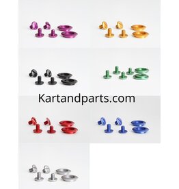 Arai Screw set coloured Arai SK-6 / GP-6