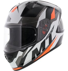 MT Helmets MT Helmets Stinger Brave Zwart / Fluor oranje