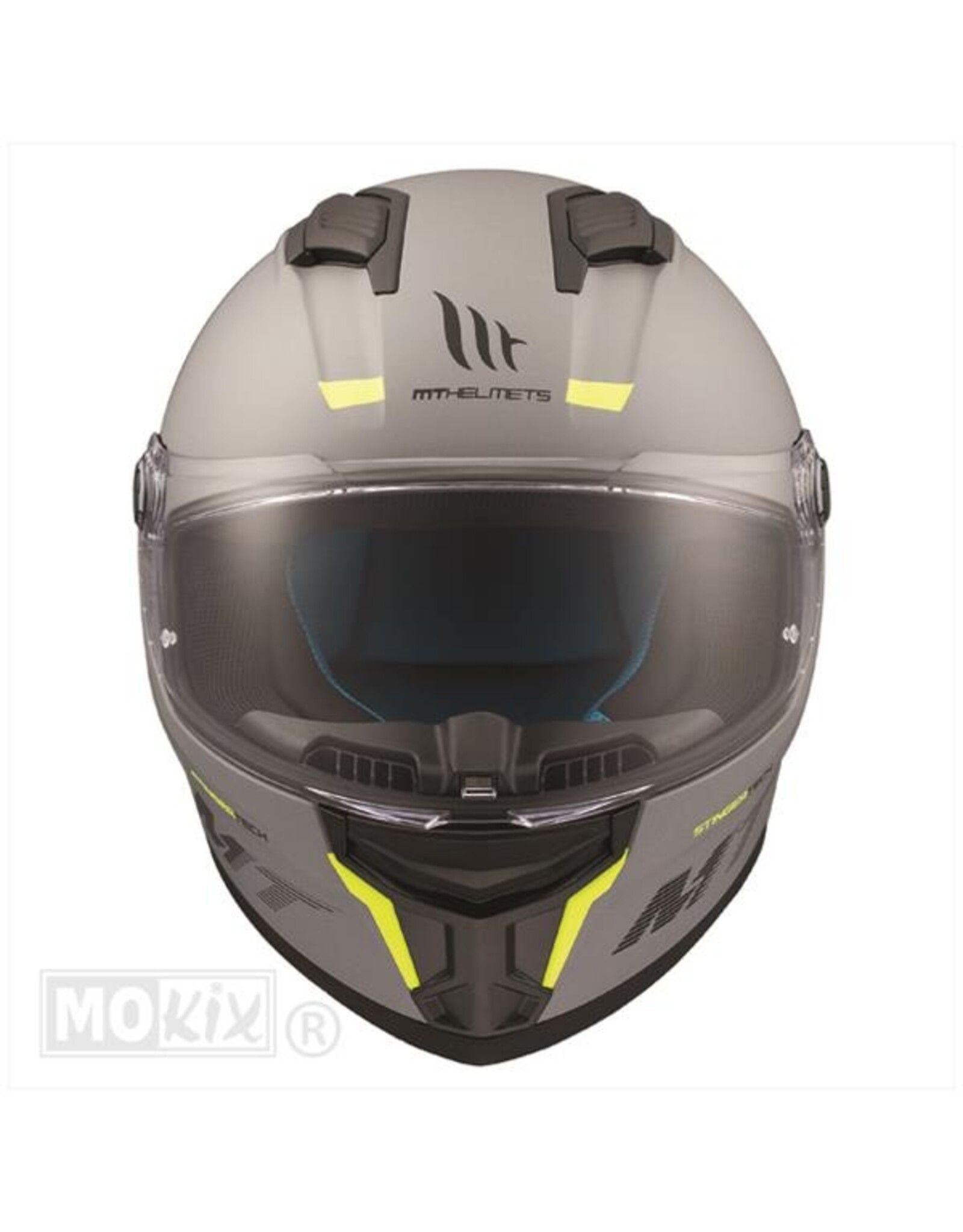 MT Helmets Mt Helmets Stinger 2 matt grey / fluo yellow