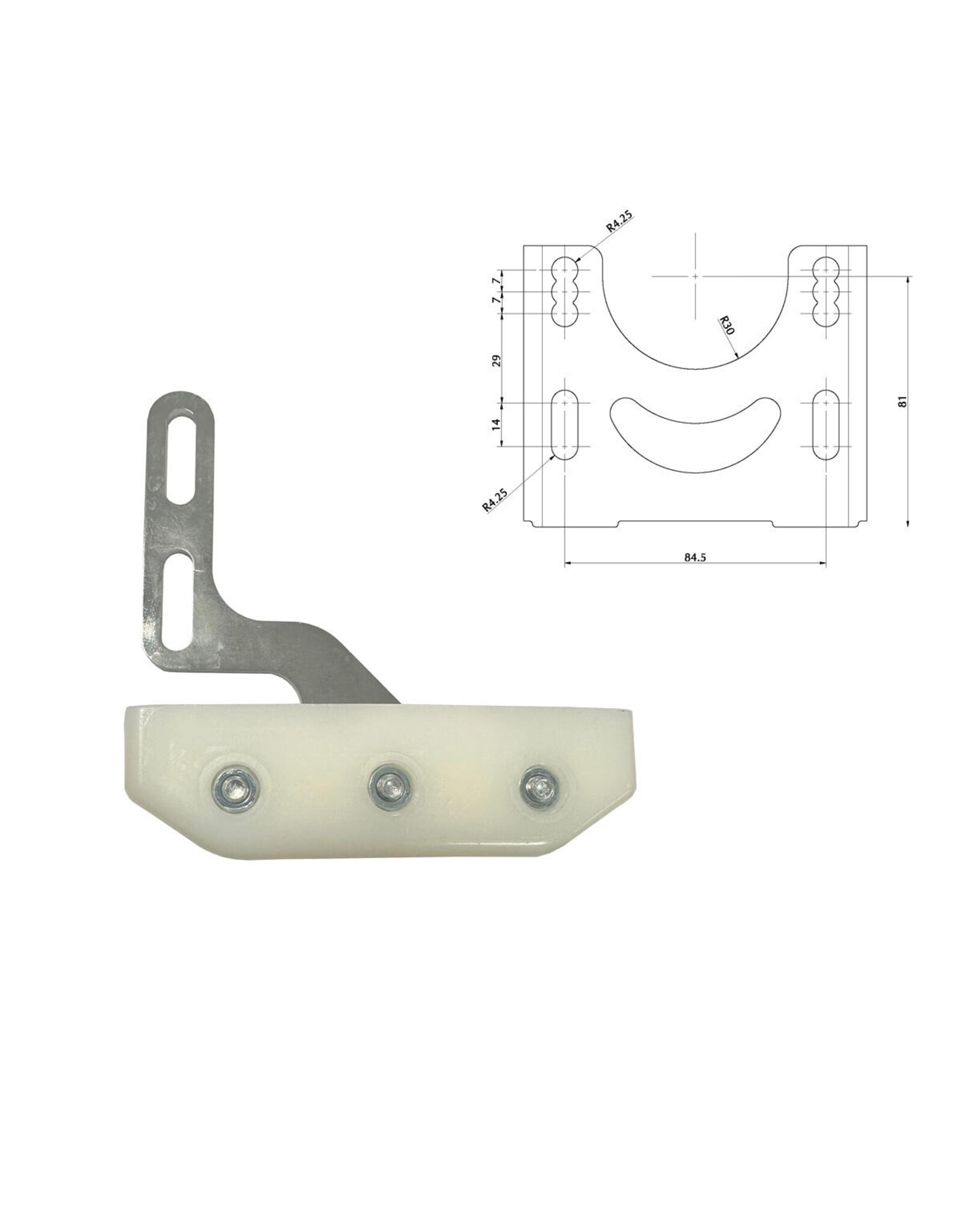 Righetti Ridolfi RR Remschijf protector - Type Mini 4 Holes