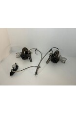 Used Lenzokart KZ front brake system with stub axles and hubs