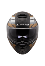 LS2 LS2 FF800 Storm II tracker matt zwart / Goud / grijs