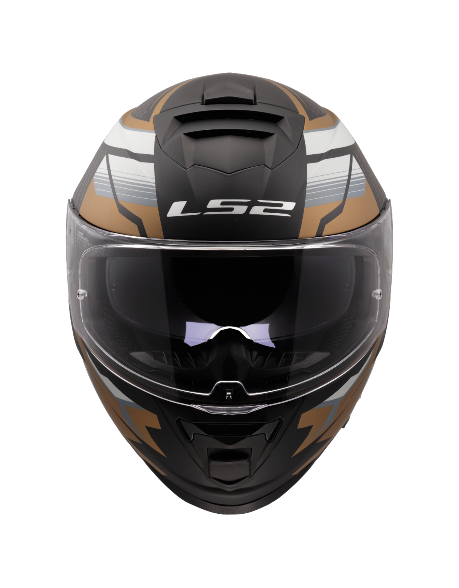 LS2 LS2 FF800 Storm II tracker matt zwart / Goud / grijs