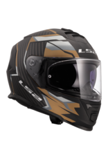 LS2 LS2 FF800 Storm II tracker matt zwart / Goud / grijs