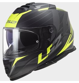 LS2 LS2 FF800 Strom II Nerve - Mat zwart / Fluor geel