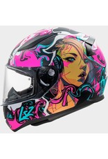 LS2 LS2 FF353 Rapid II Cyberg Matt paars / cyaan