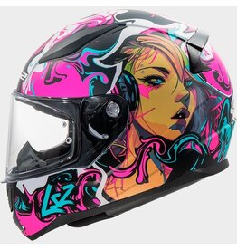 LS2 LS2 FF353 Rapid II Cyberg matt purple / Cyan