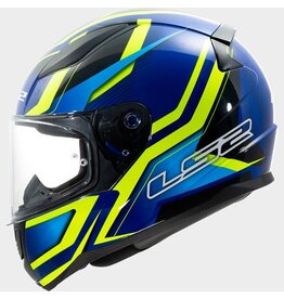 LS2 LS2 FF353 Rapid II Flitz Blauw / fluor geel